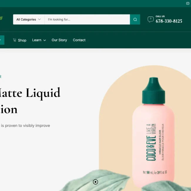 Разработка eCommerce сайта Carraway Organics